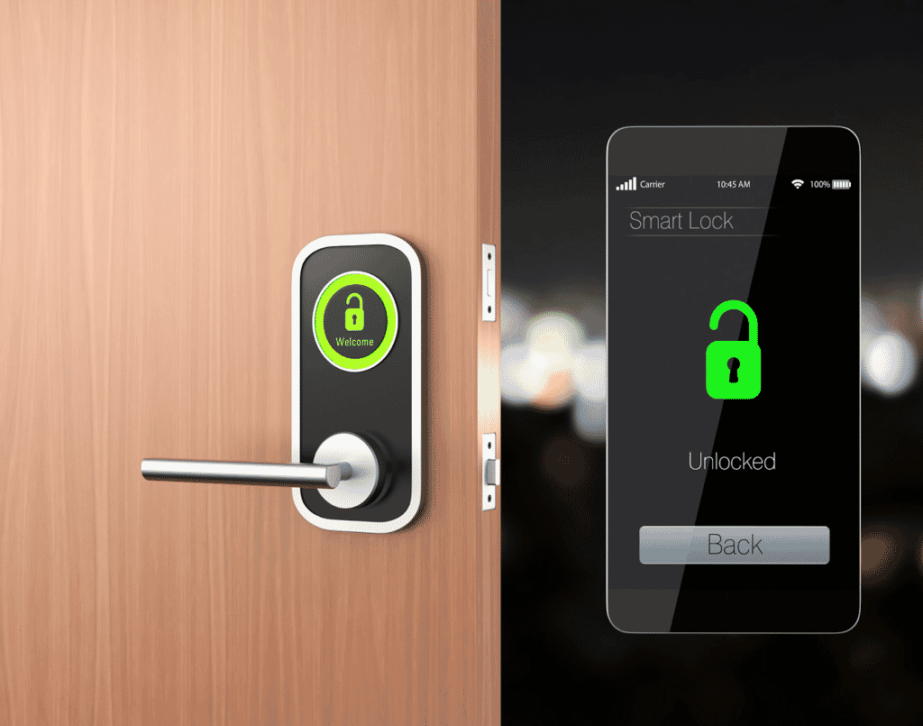 image 1 smart lock system clear finish painting | Benefits of Installing a Smart Lock System and How It Can Improve Your Security |