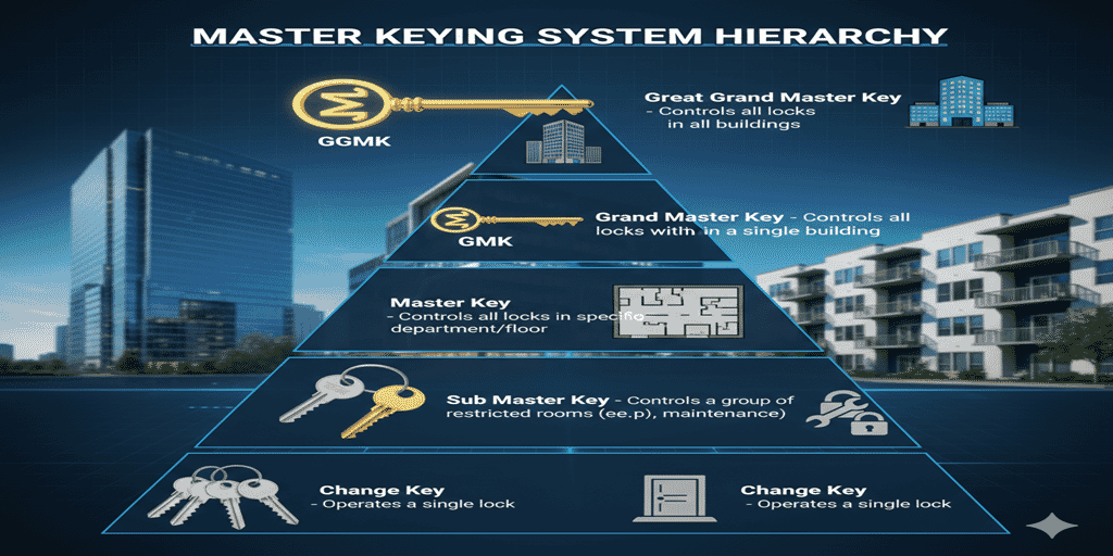 Hierarchy of Master Key System